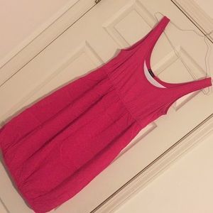 Pink casual sundress.